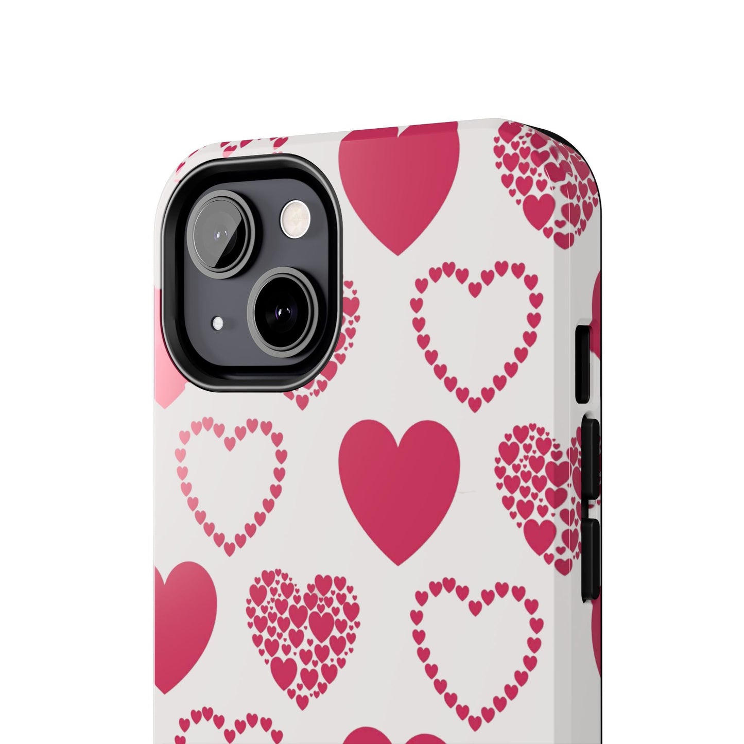 Clustered Pink Hearts iPhone Case - BOGO Cases