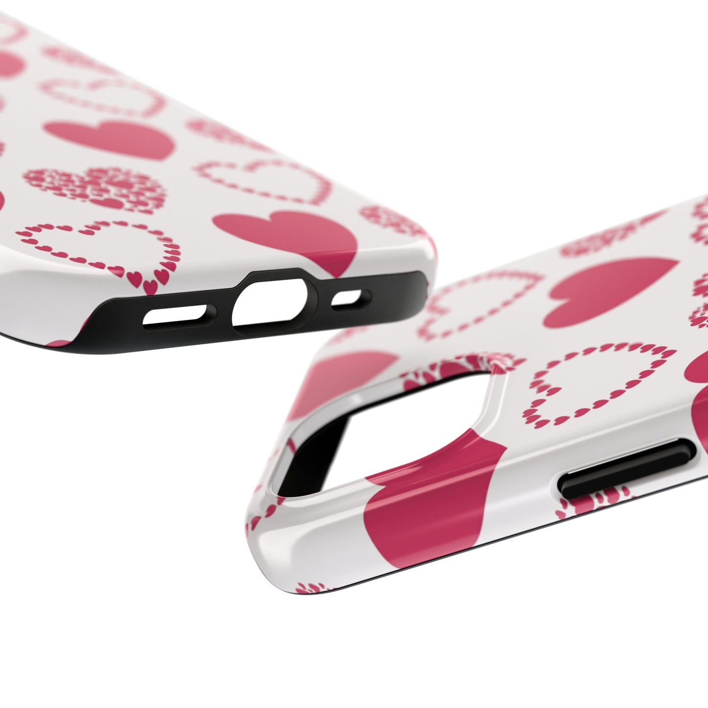 Clustered Pink Hearts iPhone Case - BOGO Cases