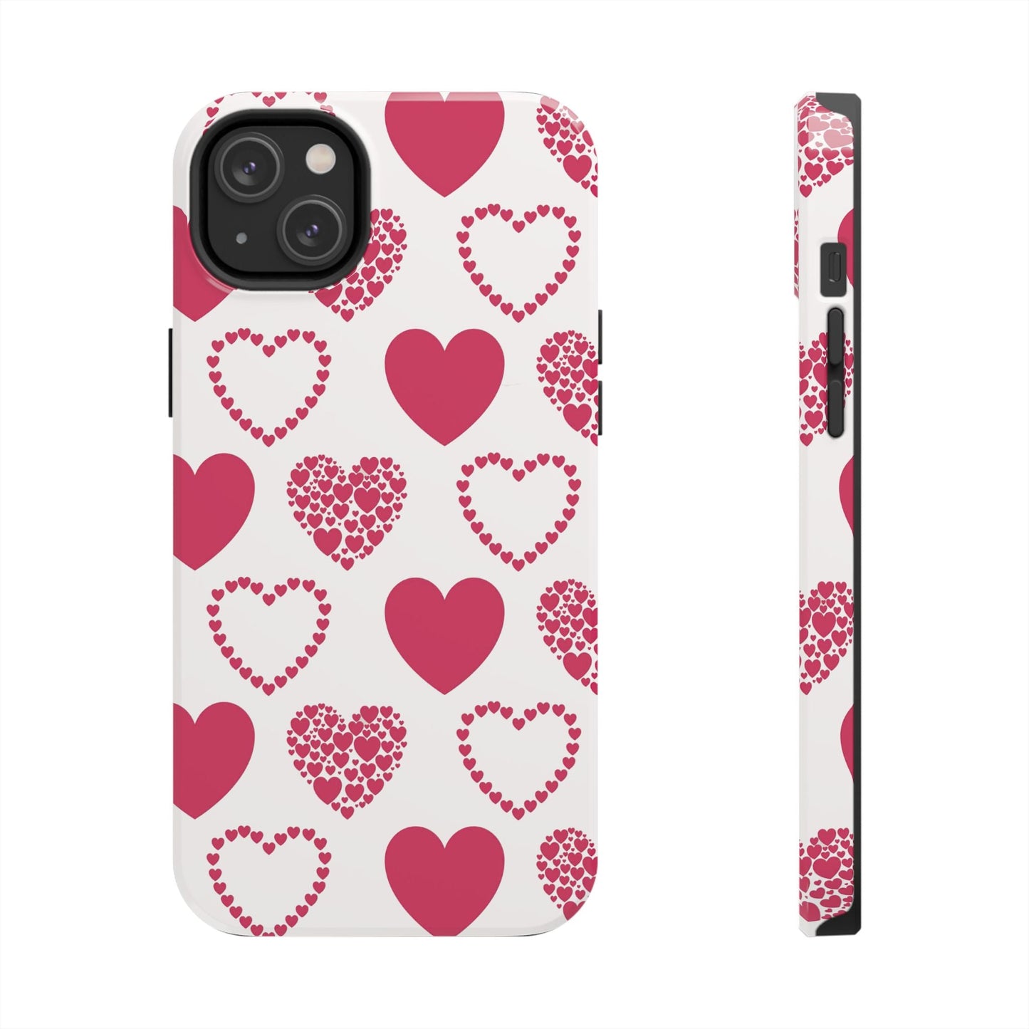 Clustered Pink Hearts iPhone Case - BOGO Cases
