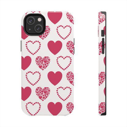 Clustered Pink Hearts iPhone Case - BOGO Cases
