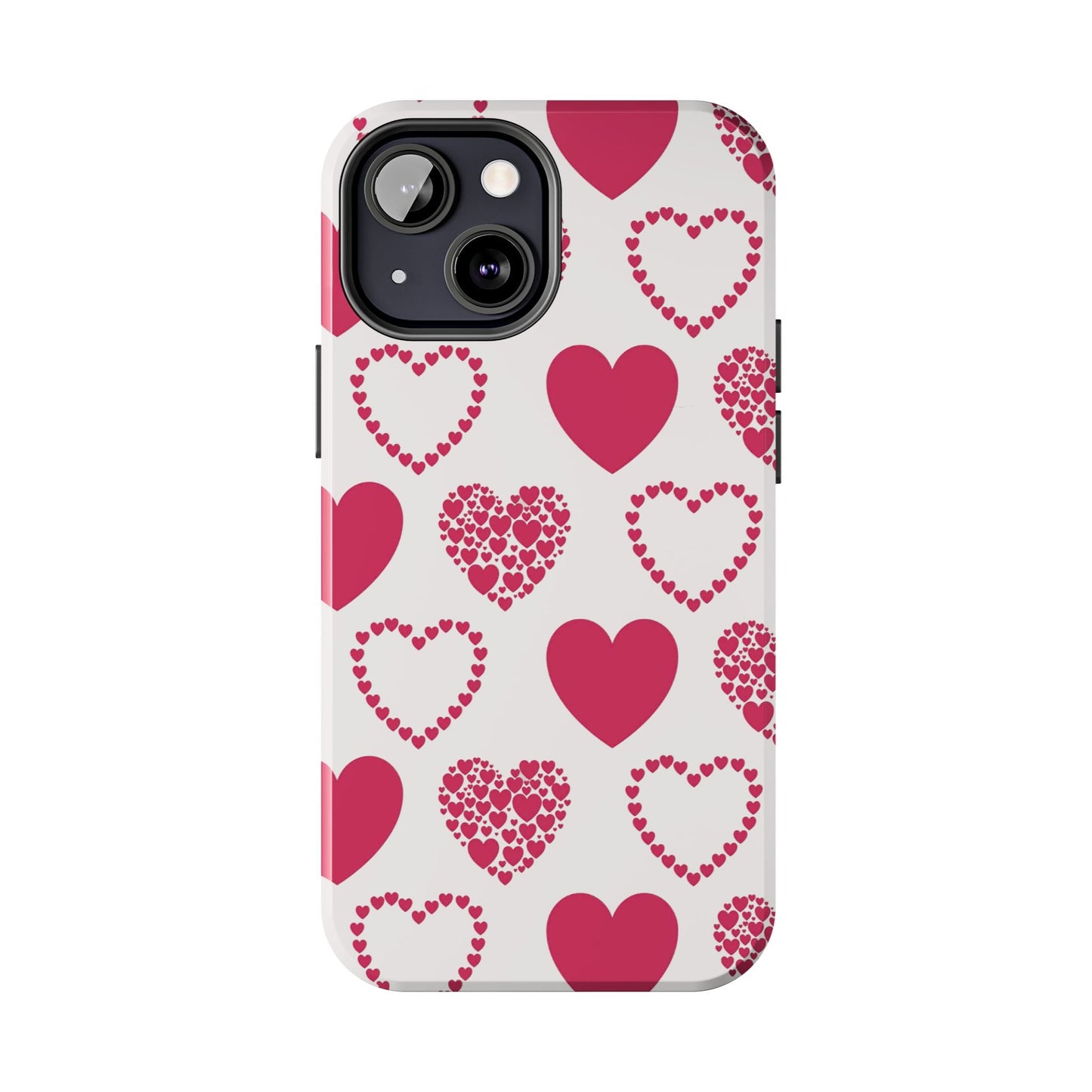 Clustered Pink Hearts iPhone Case - BOGO Cases