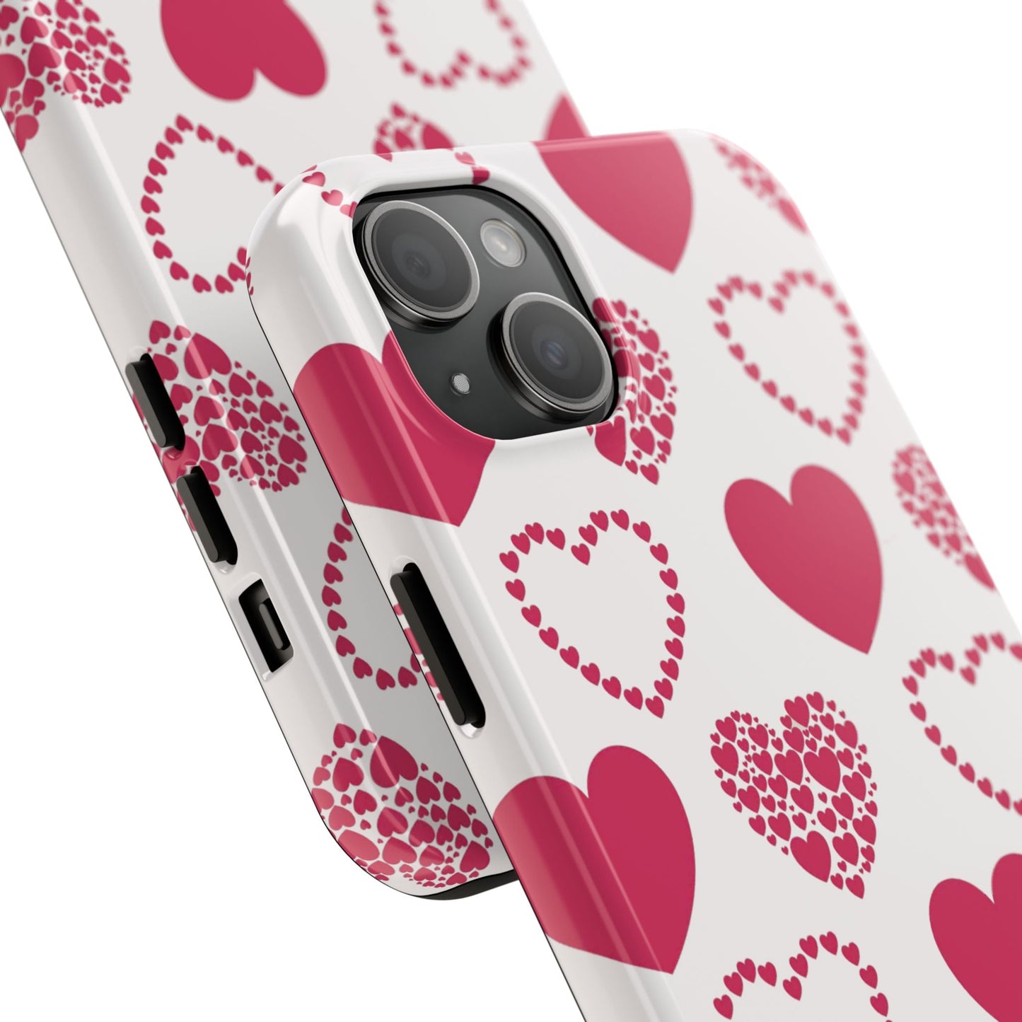 Clustered Pink Hearts iPhone Case - BOGO Cases