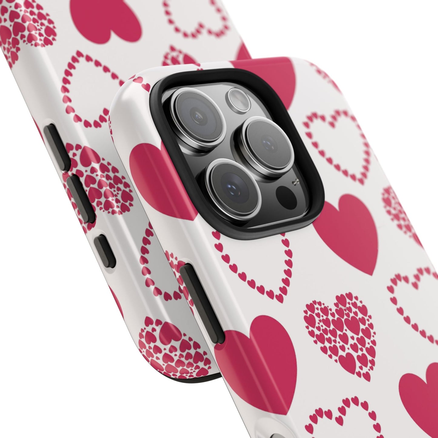 Clustered Pink Hearts iPhone Case - BOGO Cases