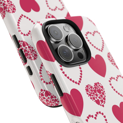 Clustered Pink Hearts iPhone Case - BOGO Cases