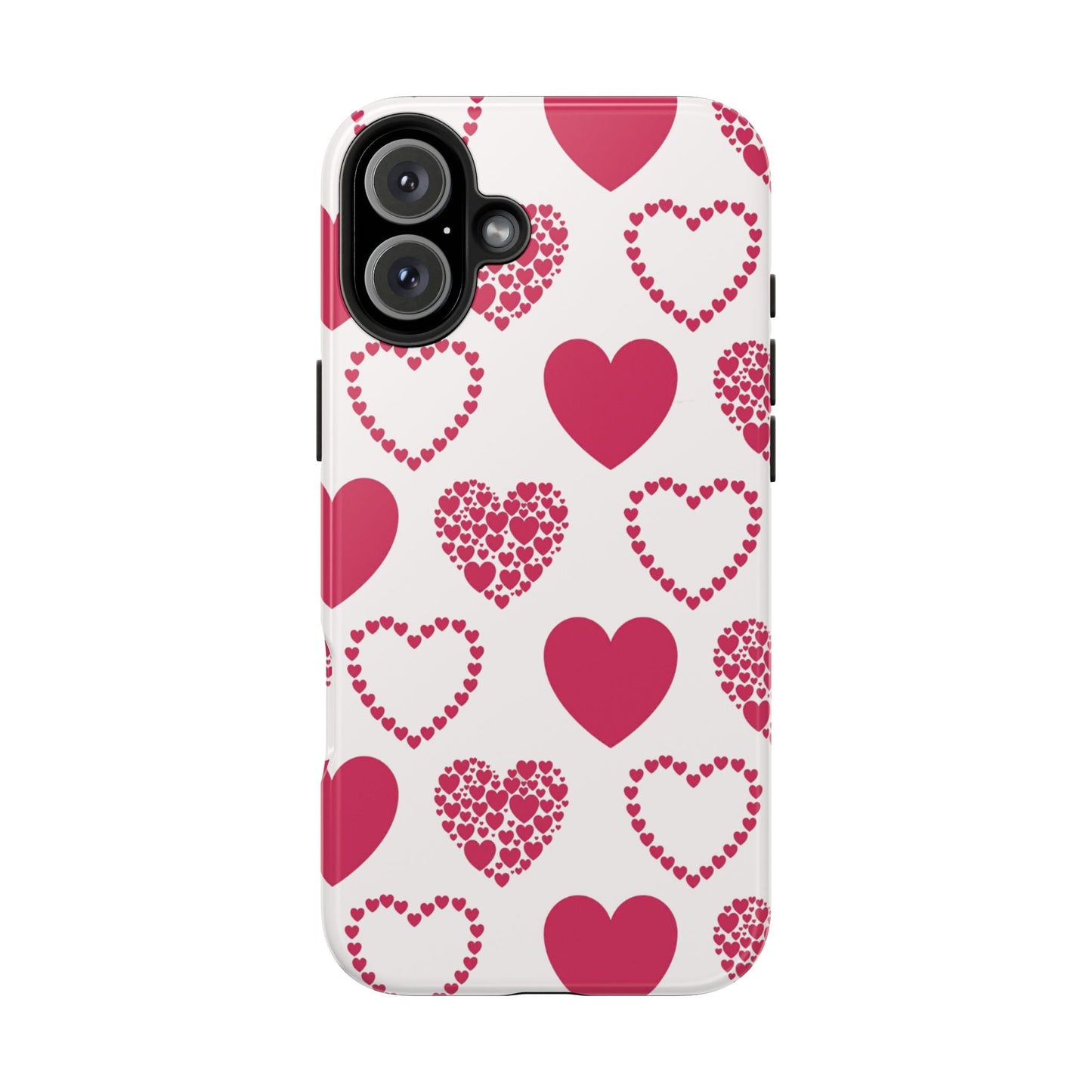 Clustered Pink Hearts iPhone Case - BOGO Cases