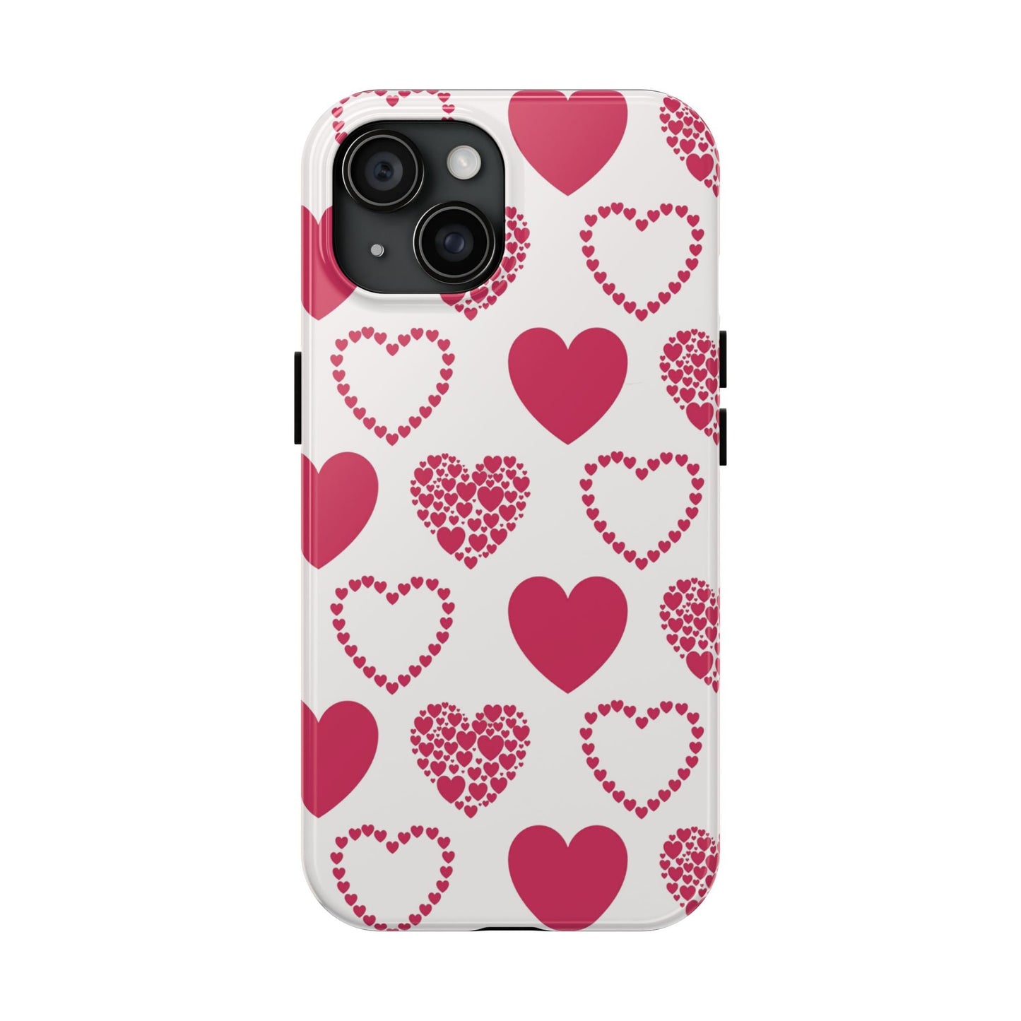 Clustered Pink Hearts iPhone Case - BOGO Cases