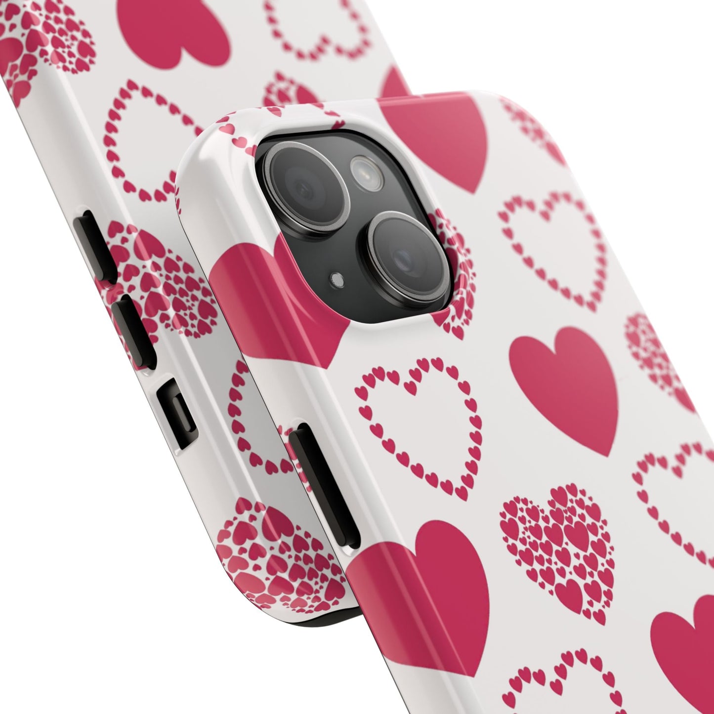 Clustered Pink Hearts iPhone Case - BOGO Cases