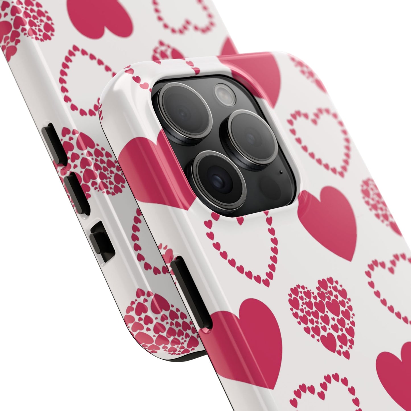 Clustered Pink Hearts iPhone Case - BOGO Cases