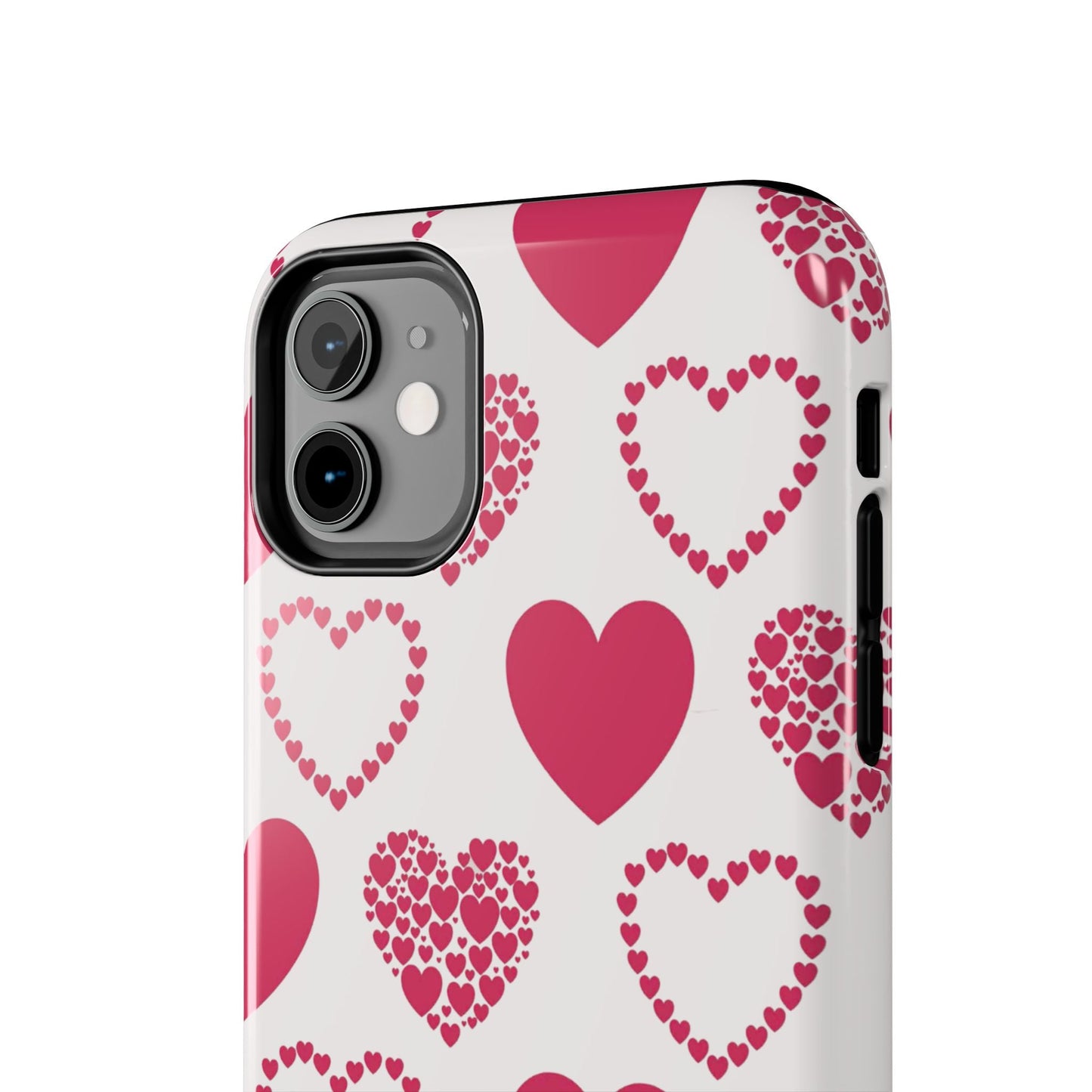 Clustered Pink Hearts iPhone Case - BOGO Cases