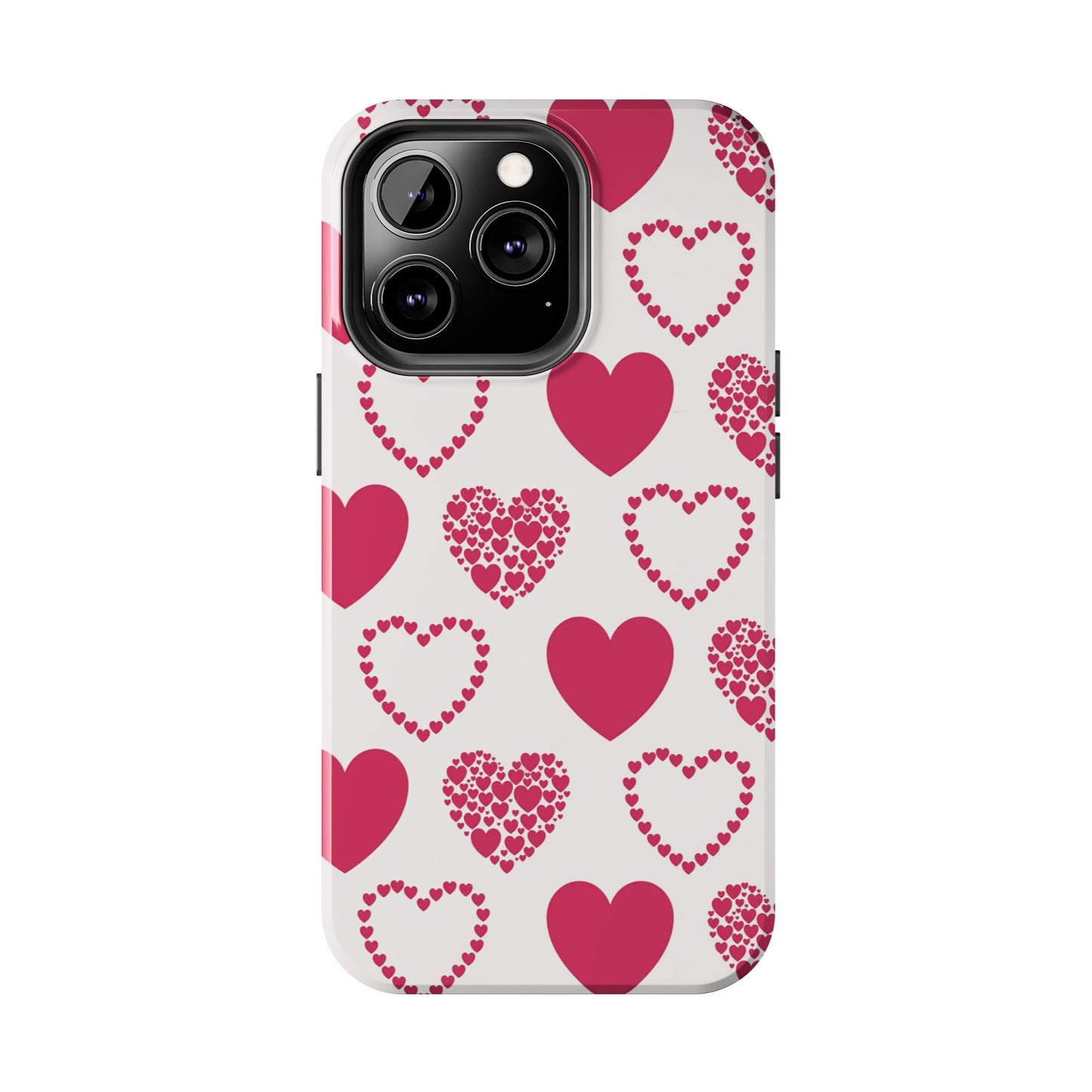 Clustered Pink Hearts iPhone Case - BOGO Cases