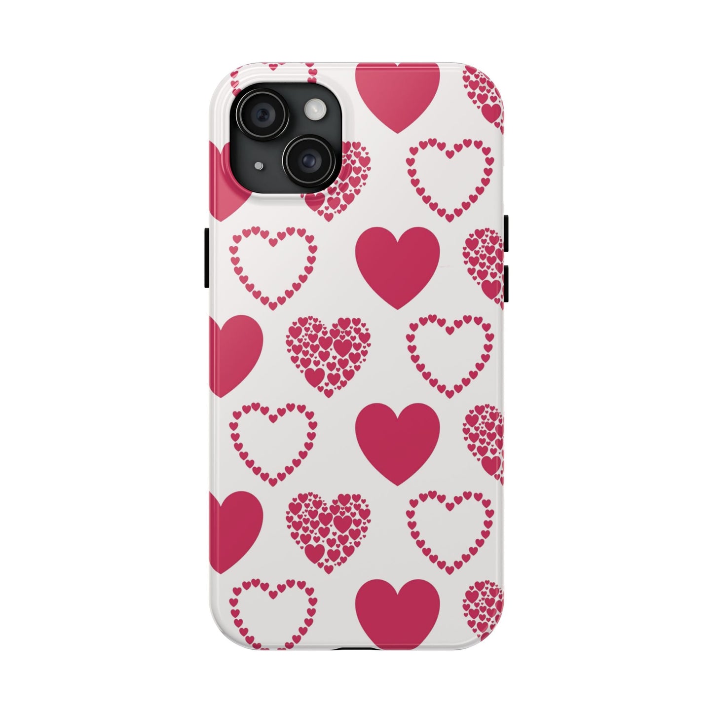 Clustered Pink Hearts iPhone Case - BOGO Cases