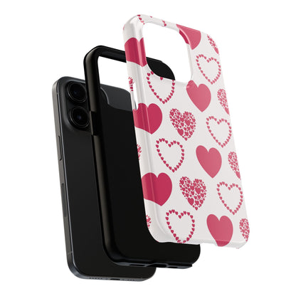 Clustered Pink Hearts iPhone Case - BOGO Cases