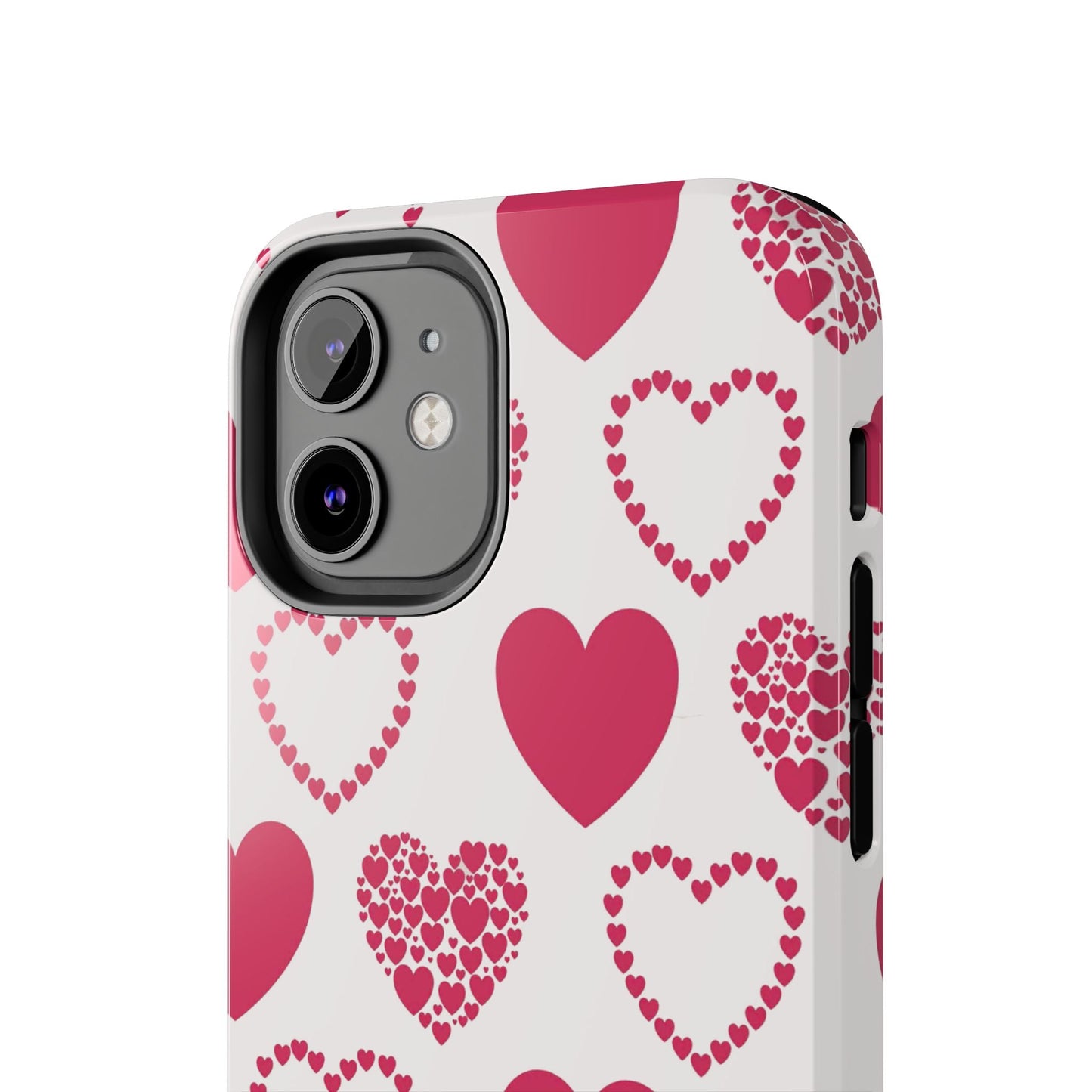 Clustered Pink Hearts iPhone Case - BOGO Cases