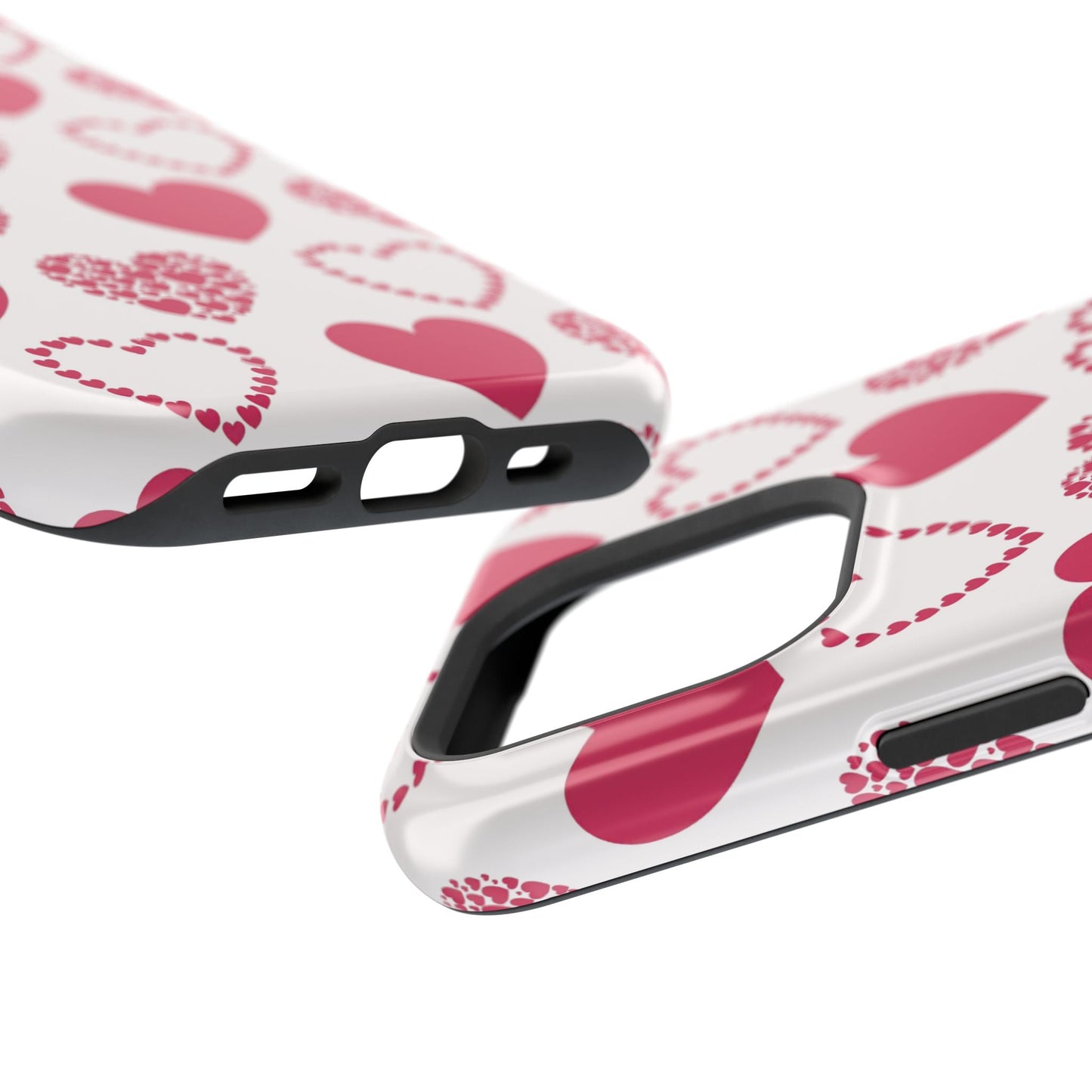 Clustered Pink Hearts MagSafe iPhone Case - BOGO Cases