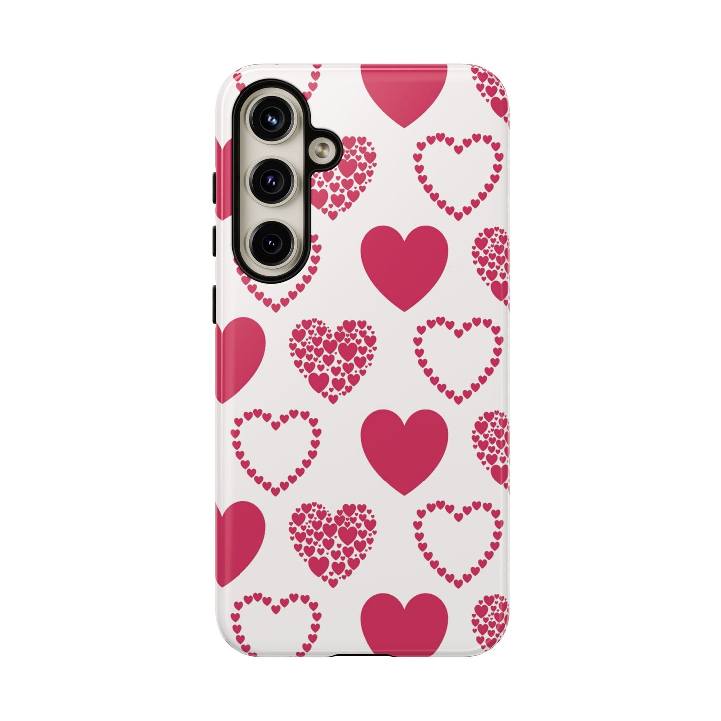 Clustered Pink Hearts Samsung Galaxy Case - BOGO Cases