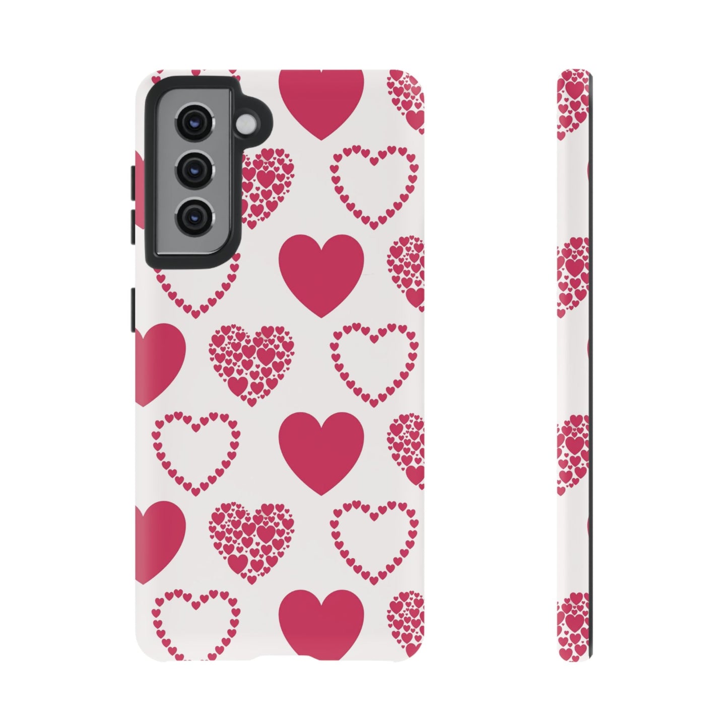 Clustered Pink Hearts Samsung Galaxy Case - BOGO Cases