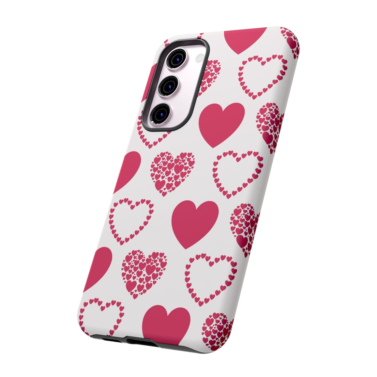 Clustered Pink Hearts Samsung Galaxy Case - BOGO Cases