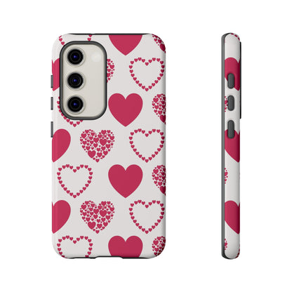 Clustered Pink Hearts Samsung Galaxy Case - BOGO Cases
