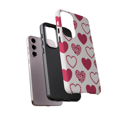 Clustered Pink Hearts Samsung Galaxy Case - BOGO Cases