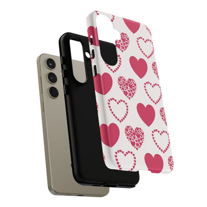 Clustered Pink Hearts Samsung Galaxy Case - BOGO Cases