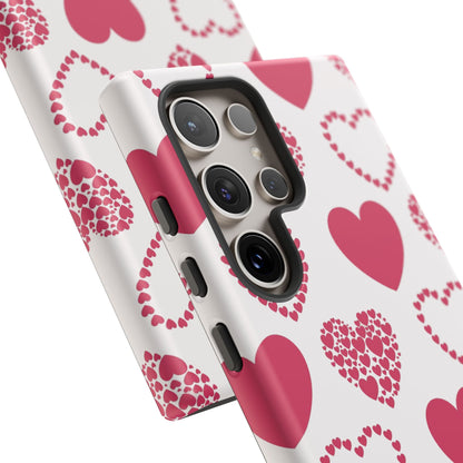 Clustered Pink Hearts Samsung Galaxy Case - BOGO Cases