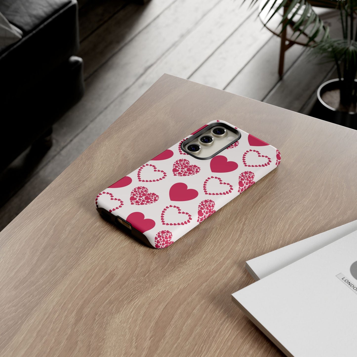 Clustered Pink Hearts Samsung Galaxy Case - BOGO Cases