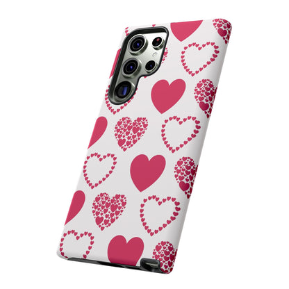 Clustered Pink Hearts Samsung Galaxy Case - BOGO Cases