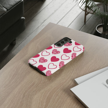 Clustered Pink Hearts Samsung Galaxy Case - BOGO Cases