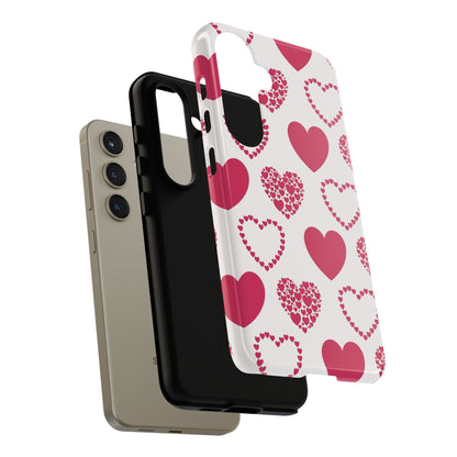 Clustered Pink Hearts Samsung Galaxy Case - BOGO Cases