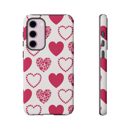 Clustered Pink Hearts Samsung Galaxy Case - BOGO Cases