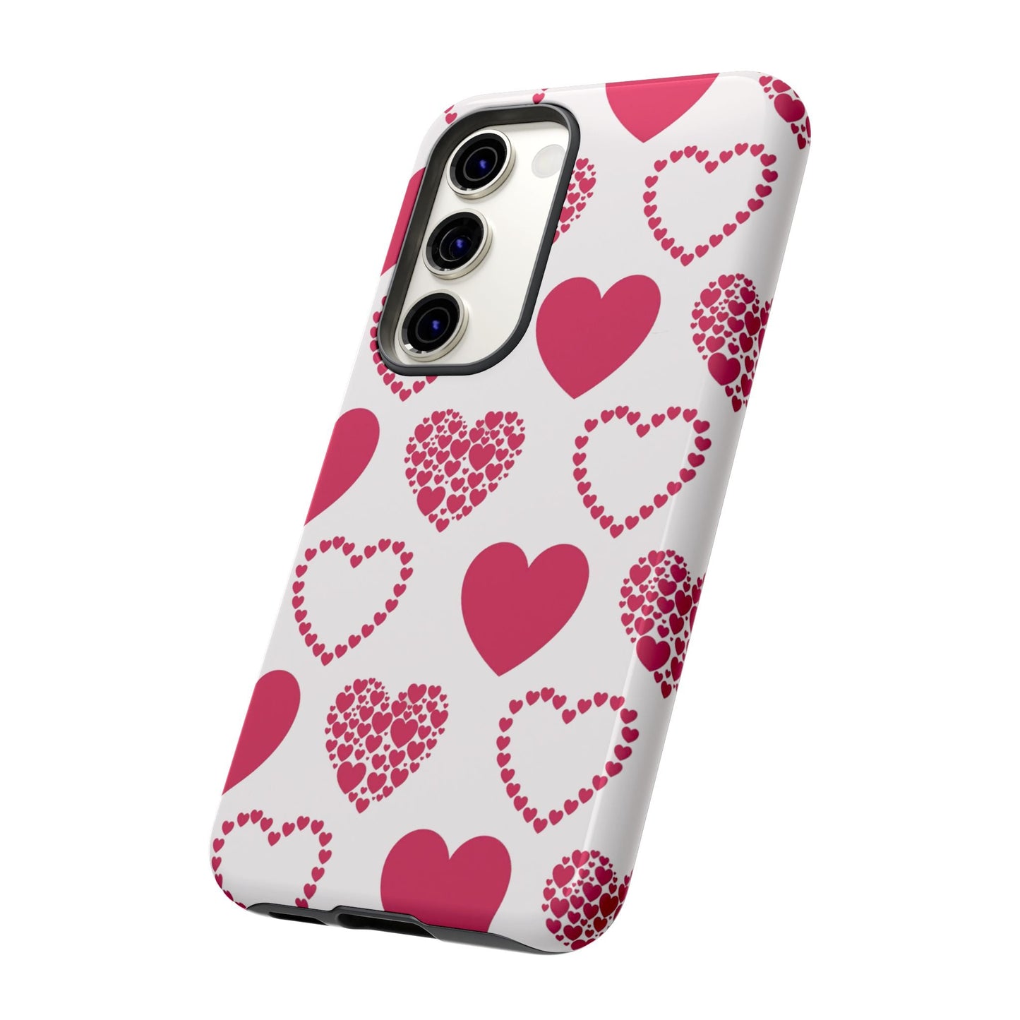Clustered Pink Hearts Samsung Galaxy Case - BOGO Cases