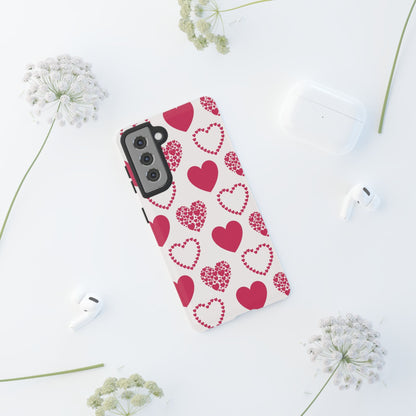 Clustered Pink Hearts Samsung Galaxy Case - BOGO Cases