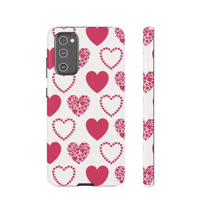 Clustered Pink Hearts Samsung Galaxy Case - BOGO Cases