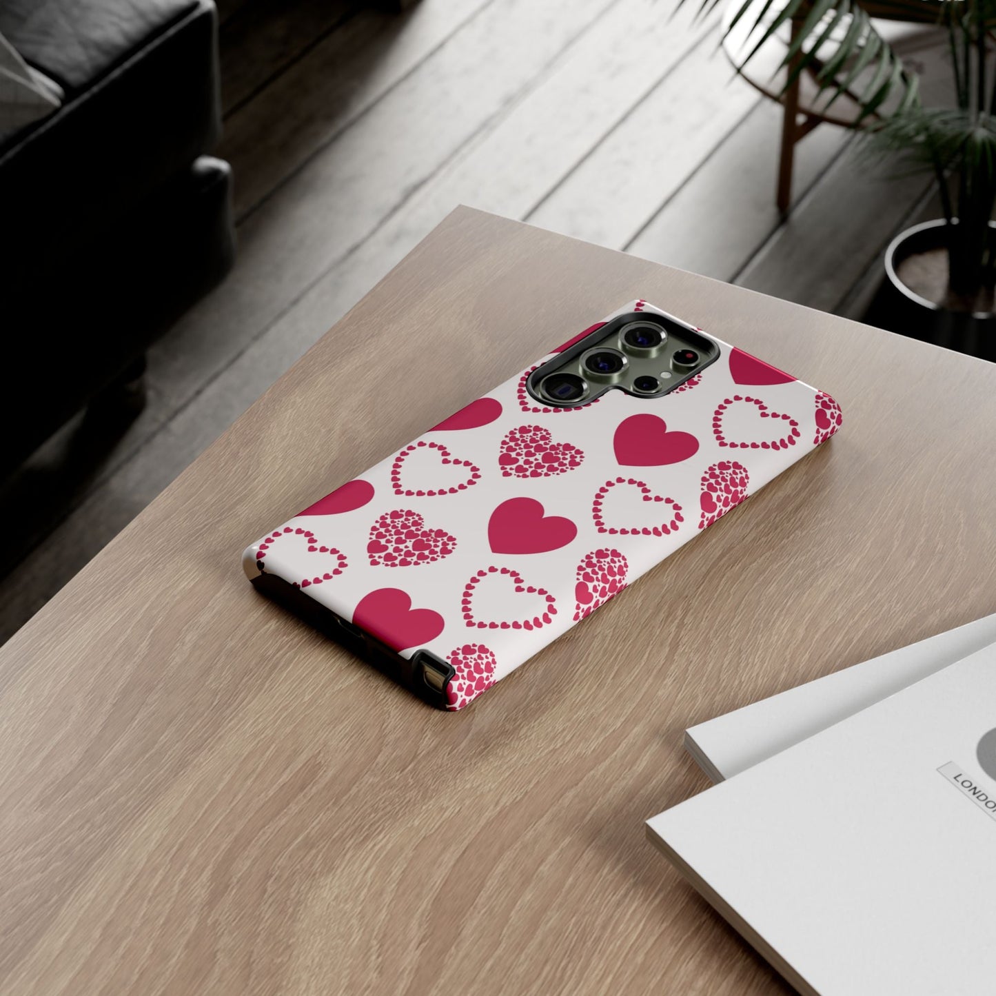 Clustered Pink Hearts Samsung Galaxy Case - BOGO Cases