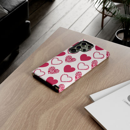 Clustered Pink Hearts Samsung Galaxy Case - BOGO Cases