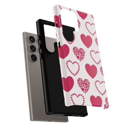 Clustered Pink Hearts Samsung Galaxy Case - BOGO Cases