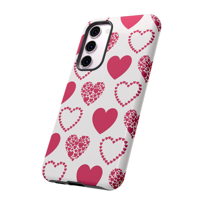 Clustered Pink Hearts Samsung Galaxy Case - BOGO Cases