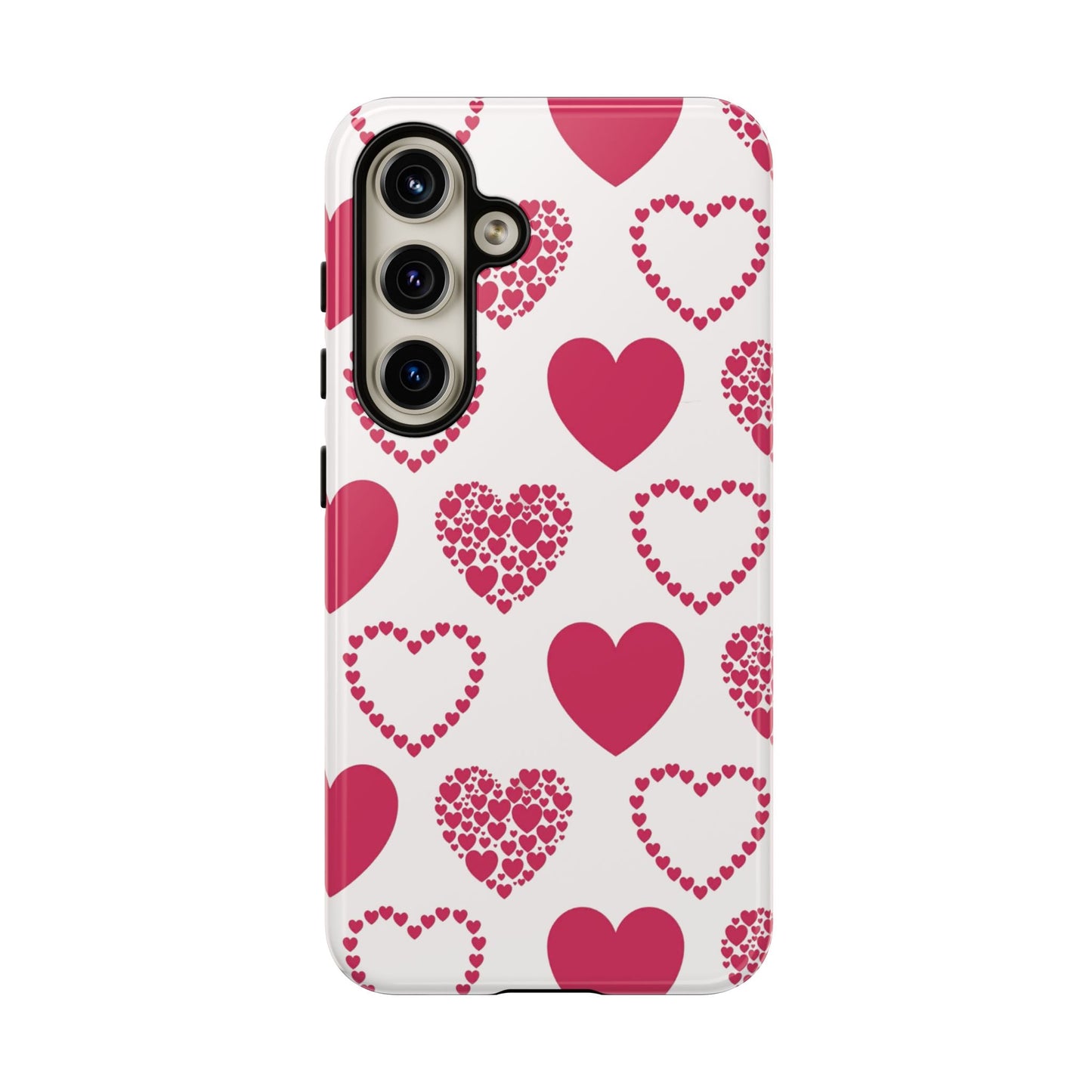 Clustered Pink Hearts Samsung Galaxy Case - BOGO Cases