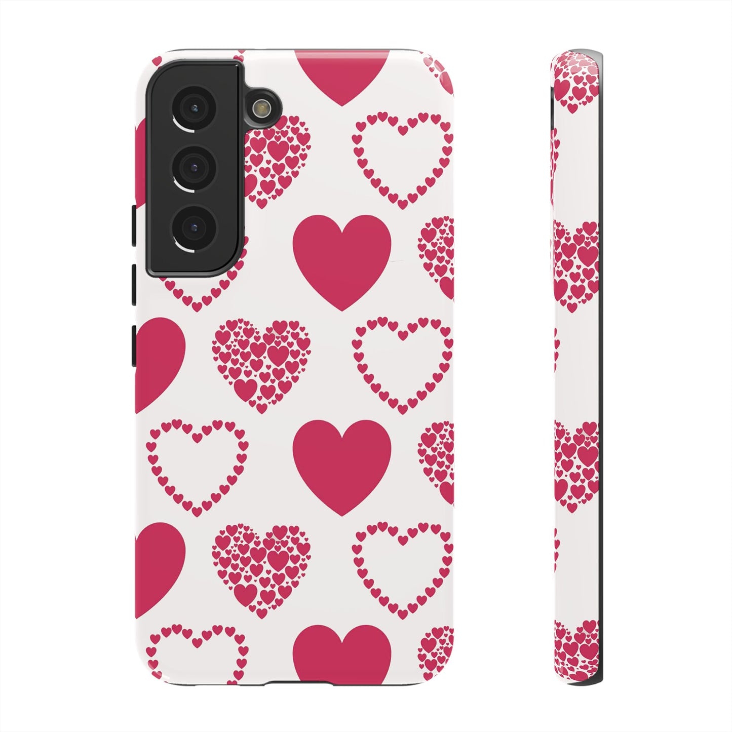 Clustered Pink Hearts Samsung Galaxy Case - BOGO Cases