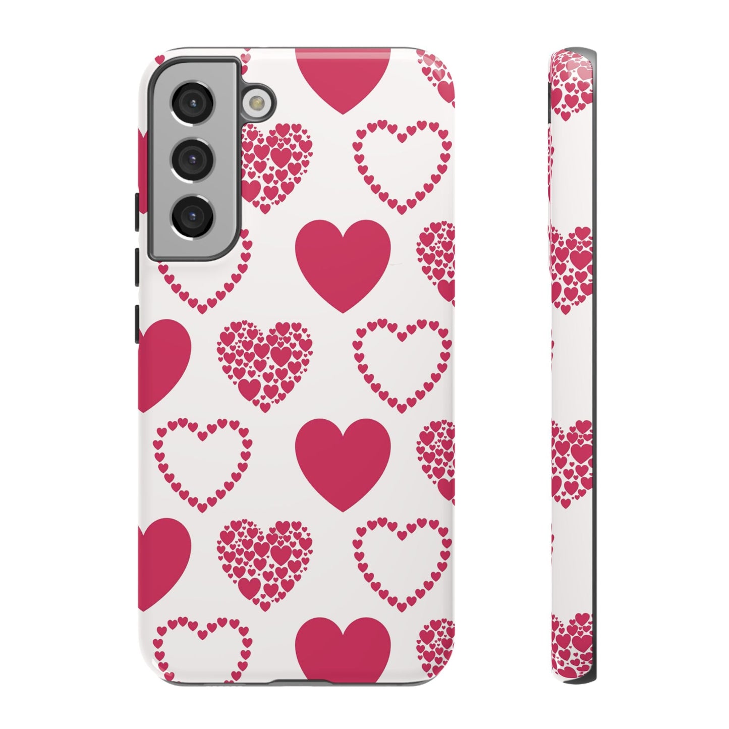 Clustered Pink Hearts Samsung Galaxy Case - BOGO Cases