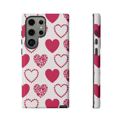 Clustered Pink Hearts Samsung Galaxy Case - BOGO Cases