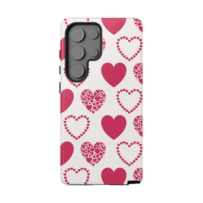 Clustered Pink Hearts Samsung Galaxy Case - BOGO Cases