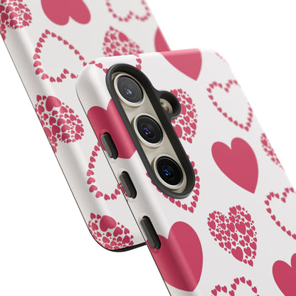 Clustered Pink Hearts Samsung Galaxy Case - BOGO Cases