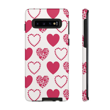 Clustered Pink Hearts Samsung Galaxy Case - BOGO Cases