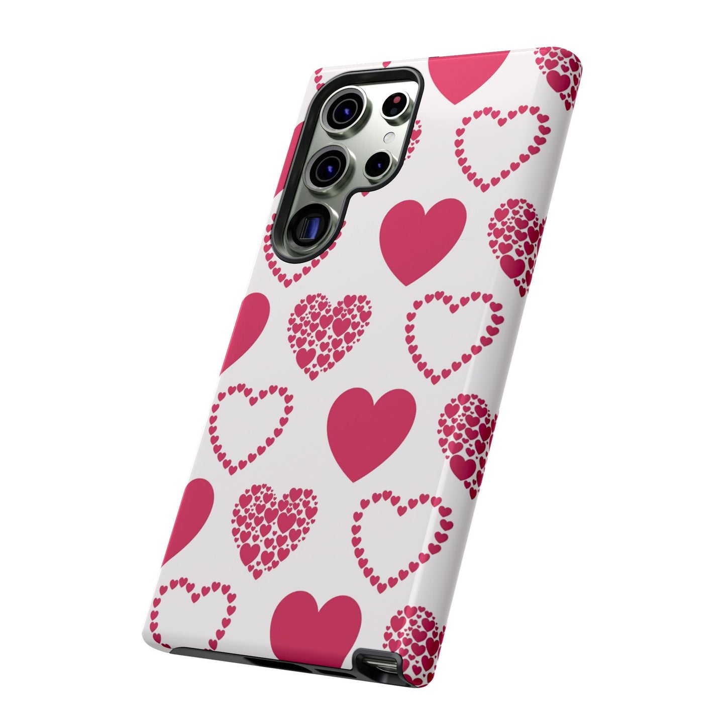 Clustered Pink Hearts Samsung Galaxy Case - BOGO Cases