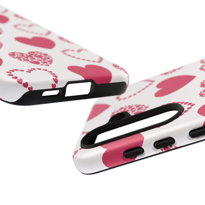 Clustered Pink Hearts Samsung Galaxy Case - BOGO Cases