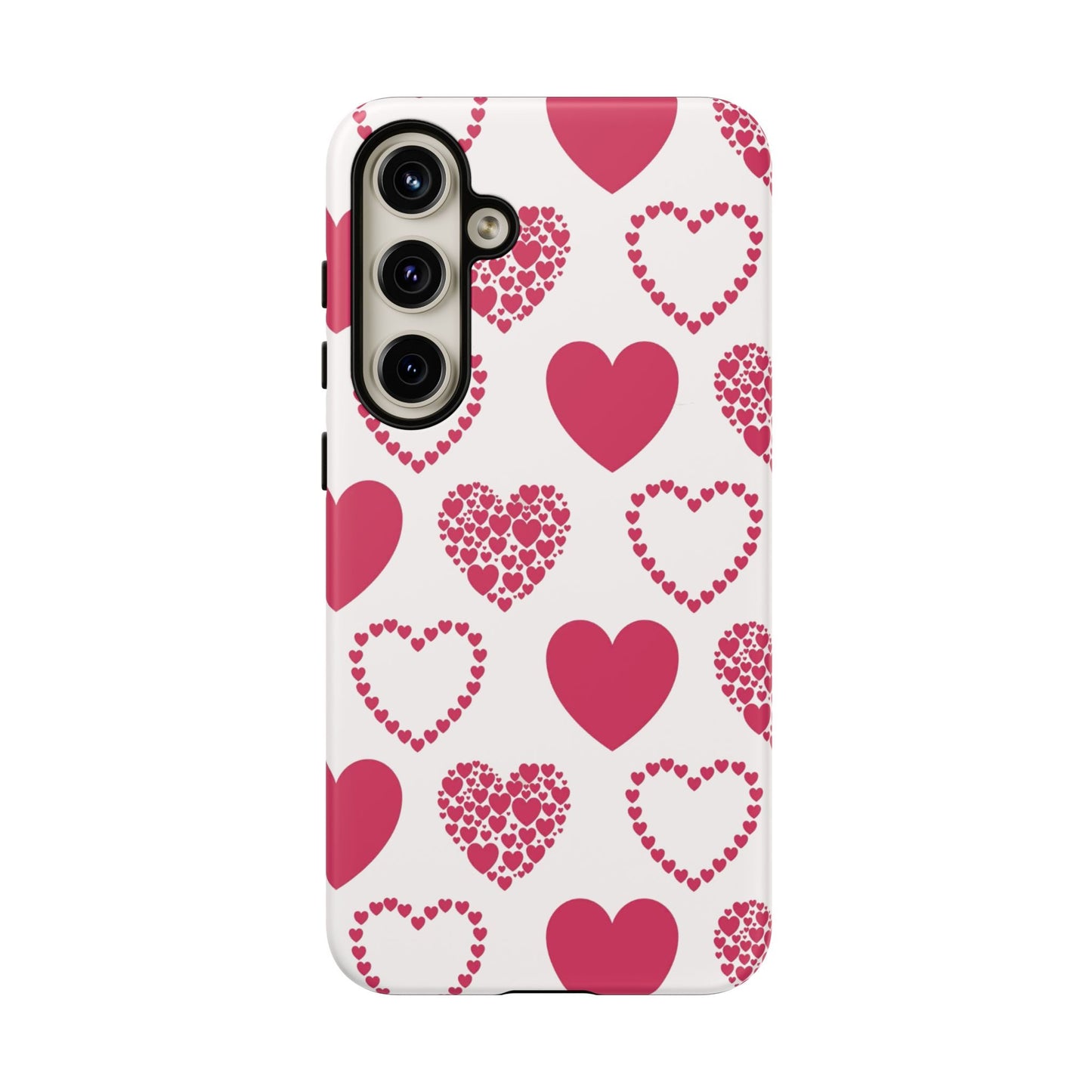 Clustered Pink Hearts Samsung Galaxy Case - BOGO Cases