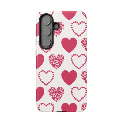 Clustered Pink Hearts Samsung Galaxy Case - BOGO Cases