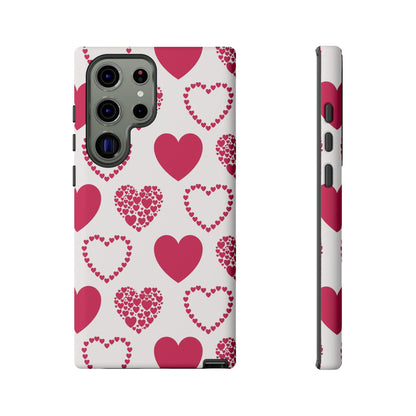 Clustered Pink Hearts Samsung Galaxy Case - BOGO Cases