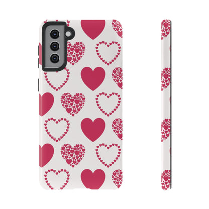 Clustered Pink Hearts Samsung Galaxy Case - BOGO Cases